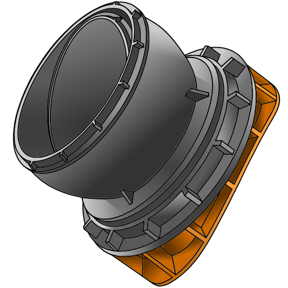 Embranchement «&nbsp;EASY CLIP&nbsp;» Ø700-800/200