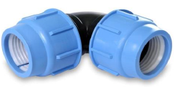 Coude double 90° à compression PN10 D110