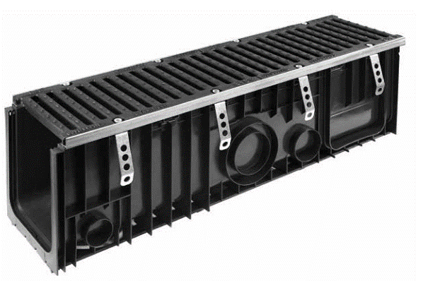 Caniveau SABdrain DN100xH50 (int.) Lg1m