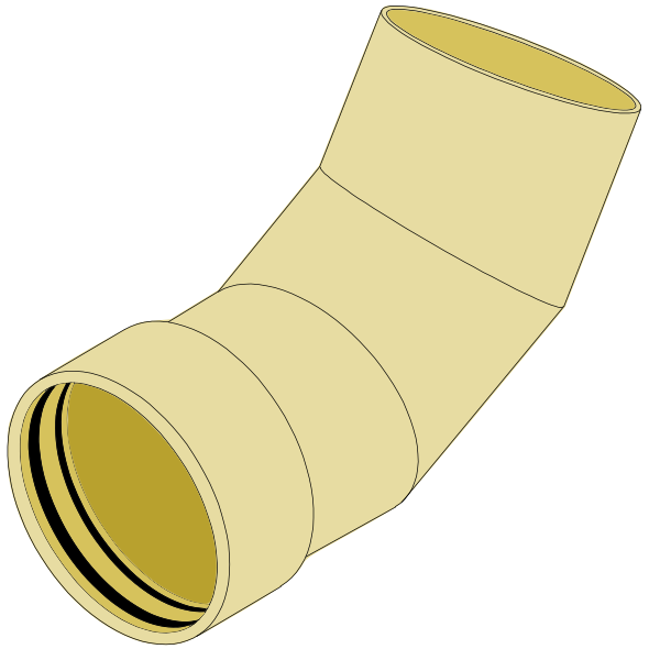 Coude PRFV SN10000 DN2400 Angle 61 à 90°