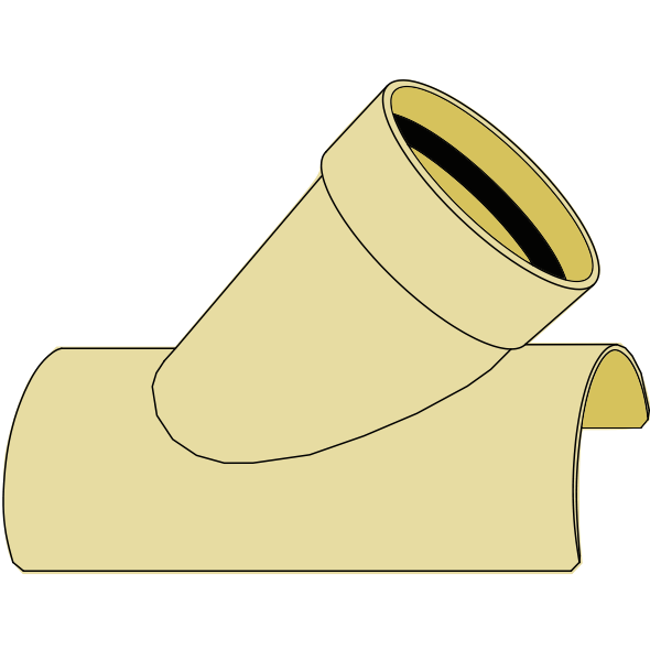 Selle à coller PRFV 60° DN300 sur collecteur Ø...