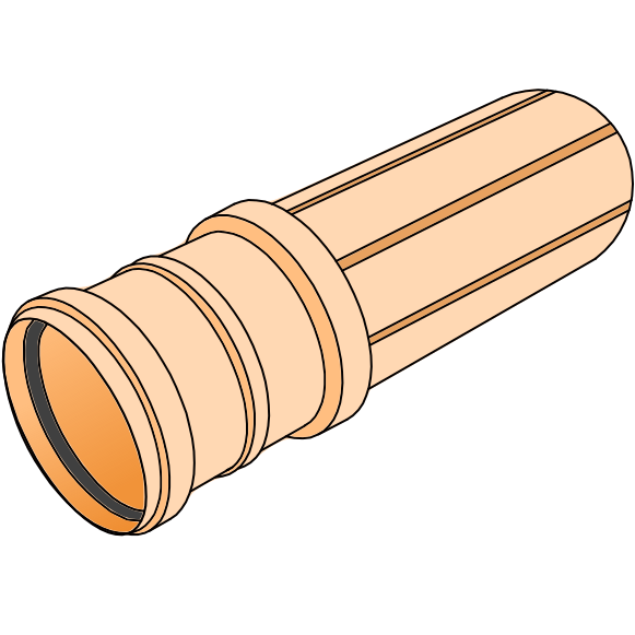 Tube PP-HM SN12 S12,5 SDR26 Ø110 Qplus 15009