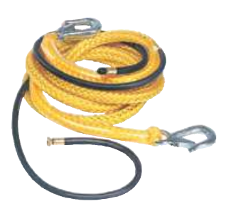 Rallonge de gonflage + corde lg 6m, connexion type schrader