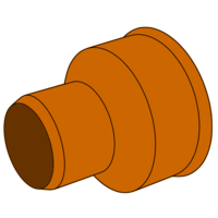 Manchette Ciment/PVC ØCiment 50 - ØPVC 500