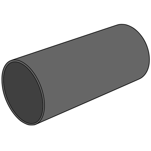 Tube HDPE compact lisse S12,5 SDR26 SN4 Ø315