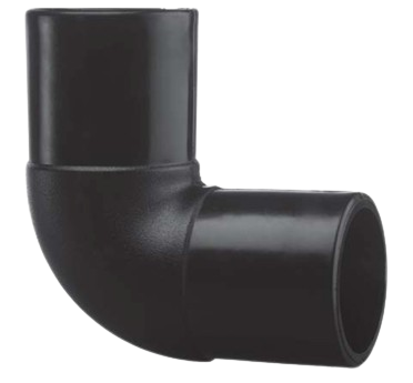 Coude lisse PE100 Grand rayon PN10 Ø90  90°