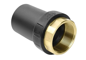 Pièce d'adaptation PE100 Laiton Femelle PN16 Ø75 filetage 2 1/2