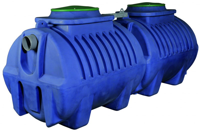 Séparateur d'hydrocarbures PE avec dépotoir Débit 25 l/s