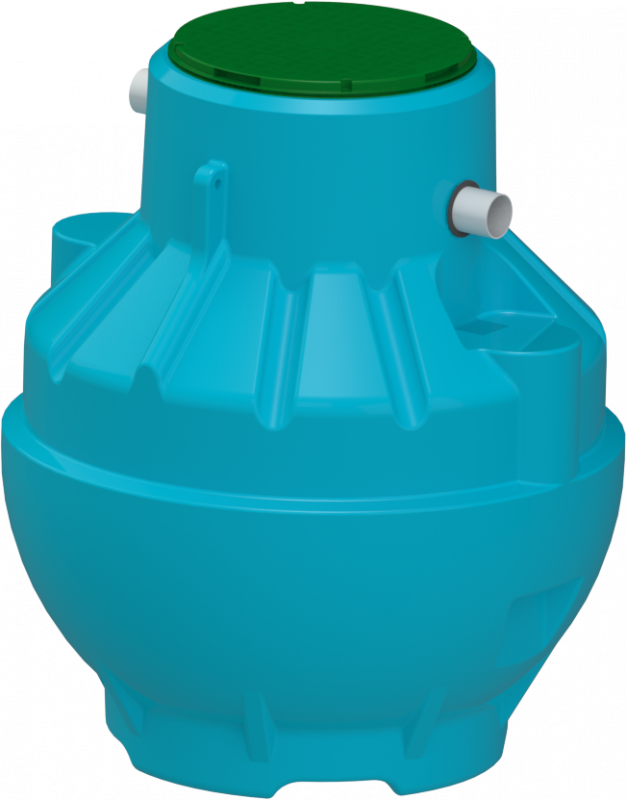 Cuve de stockage d'eau de pluie basique, de type ECOBASE 3000L