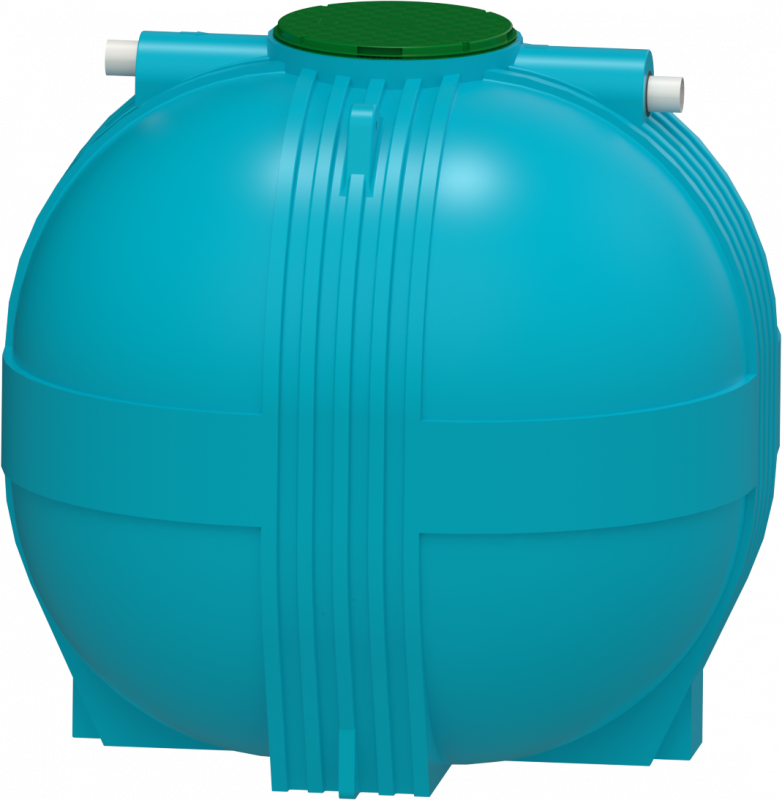 Cuve de stockage d'eau de pluie basique, de type ECOBASE 4000L