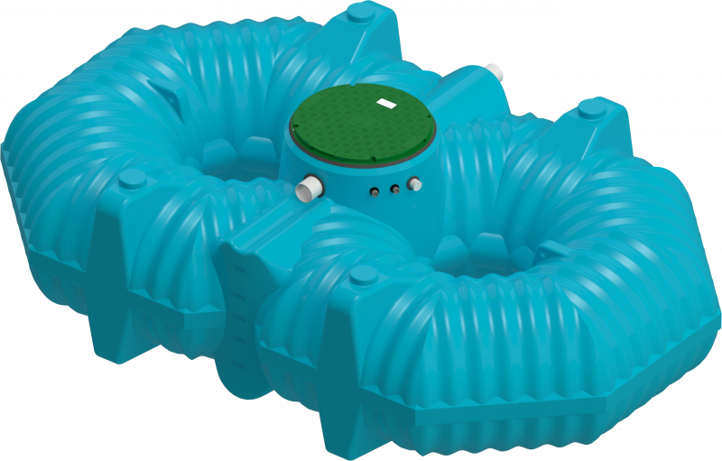 Cuve PE 7000L plate basique de type ECOSOL