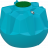 Cuve de récupération d'eau de pluie pré-équipée