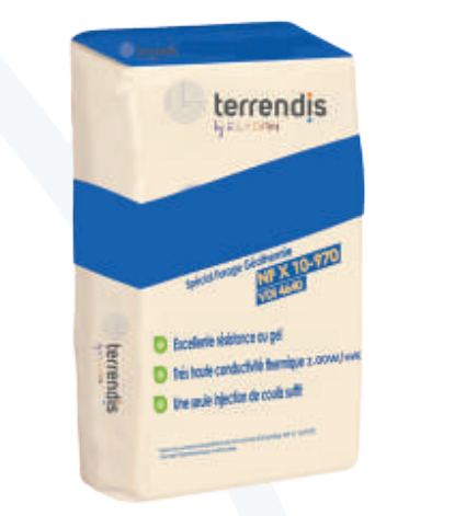 Coulis 200 géothermique - condutivité 2W/mK - sac de 25kgs