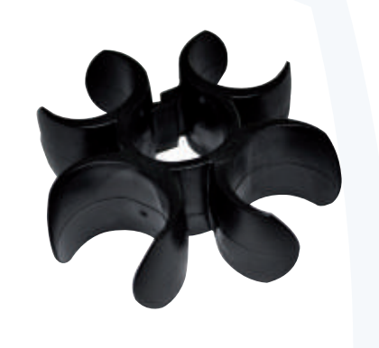 Écarteur pour double sonde 40/25/32 avec passage pour tube d'injection