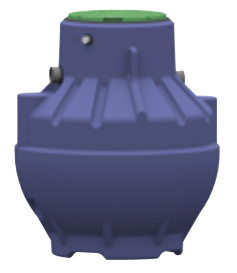 Dépotoir PE rotomoulé 1900 litres