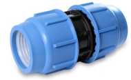 Manchon double égal à compression PN10 - Ø75