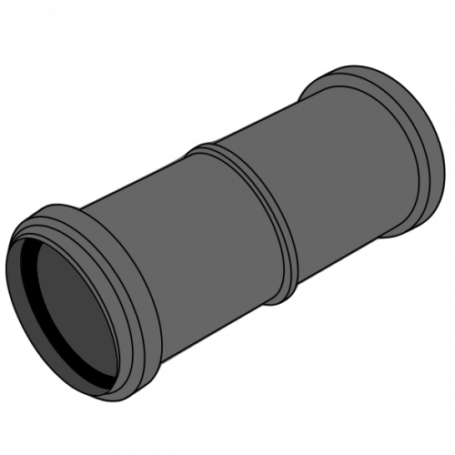 Manchon double HDPE Ø125